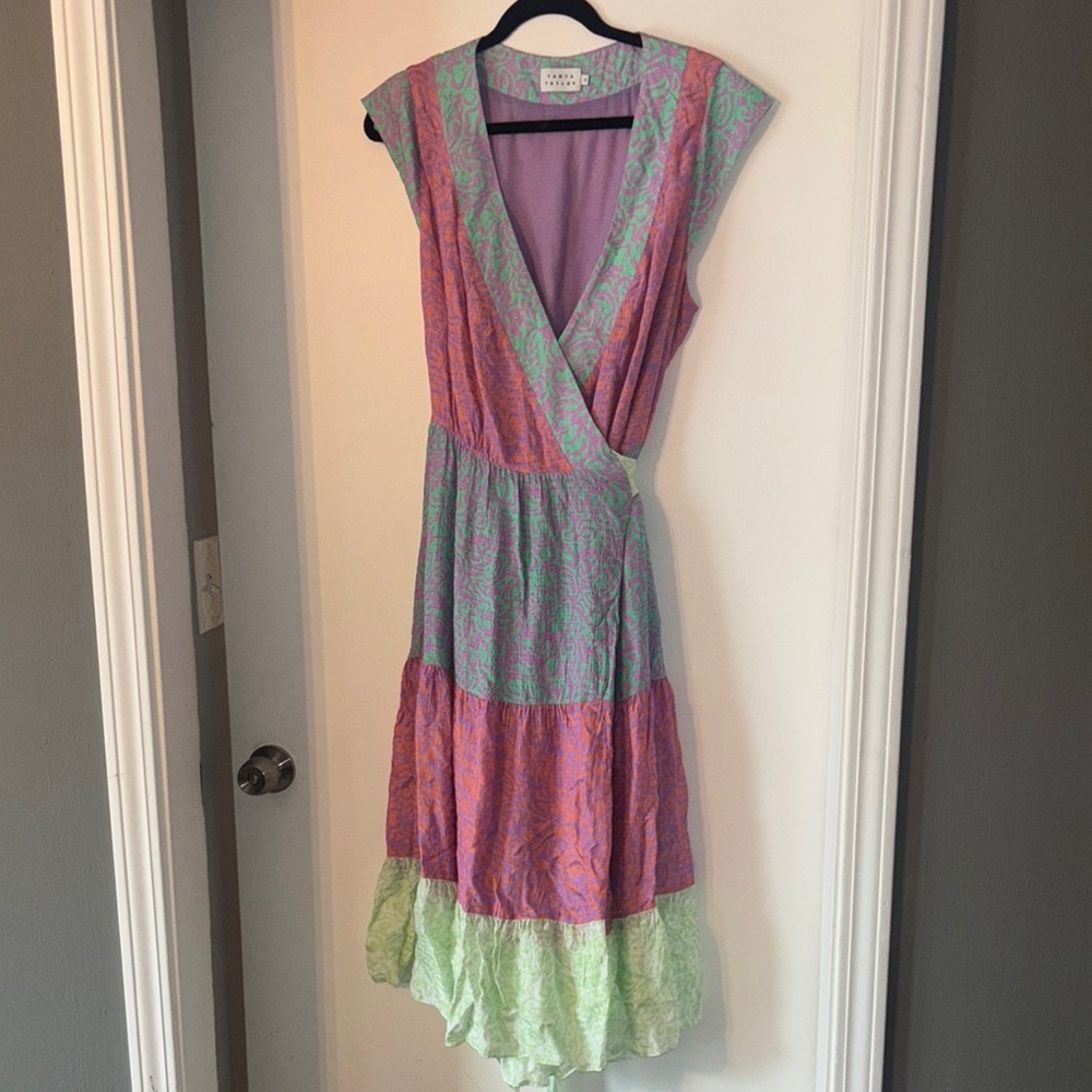 Tanya Taylor Multicolor Midi Dress